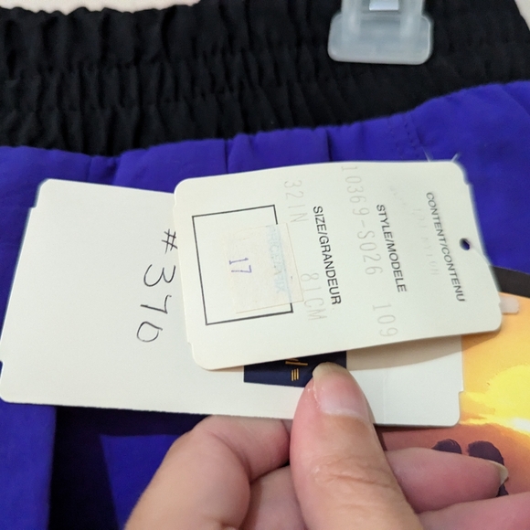 Christopher Rand Sun of a Beach Royal Purple Shorts New With Tags!! 90s - Picture 4 of 8